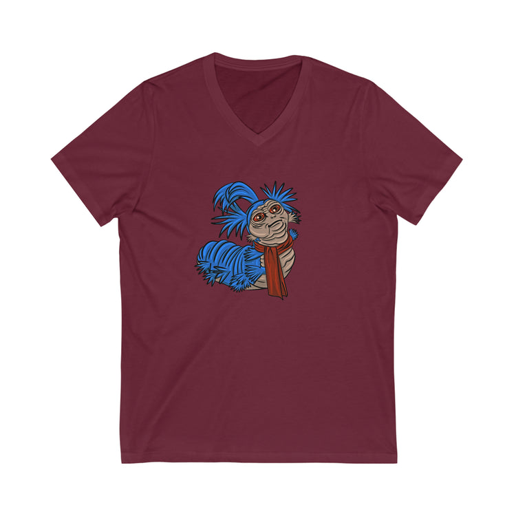 The Worm Short Sleeve V-Neck Tee - Fandom-Made