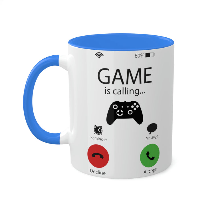 Game Is Calling Colorful Mugs - Fandom-Made