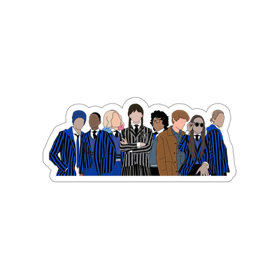 Wednesday Cast Stickers - Fandom-Made