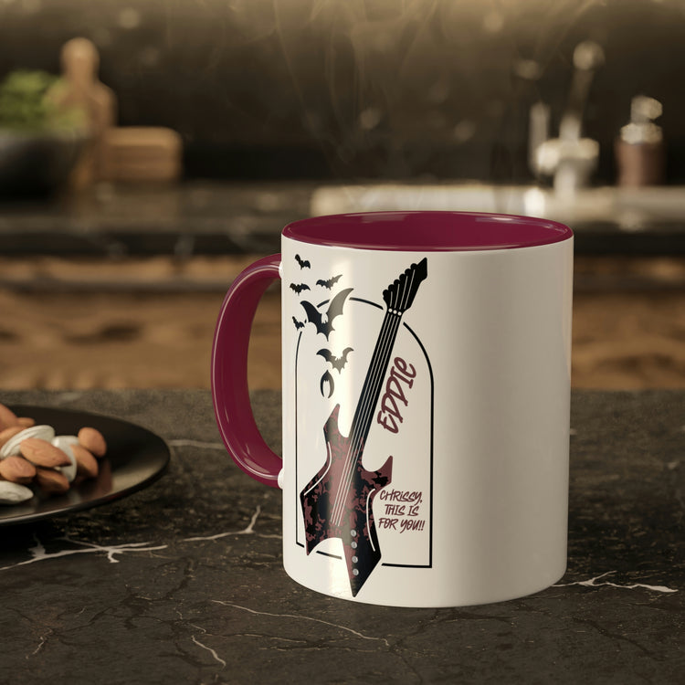 Eddie Munson Guitar Colorful Mug - Fandom-Made