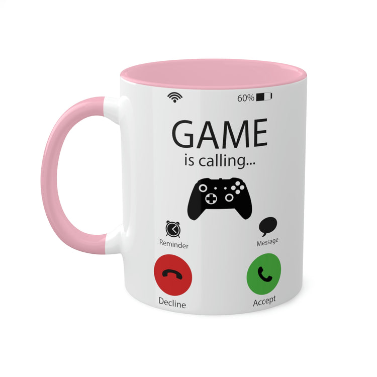 Game Is Calling Colorful Mugs - Fandom-Made