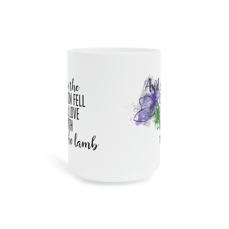 Lion and Lamb Mugs - Fandom-Made