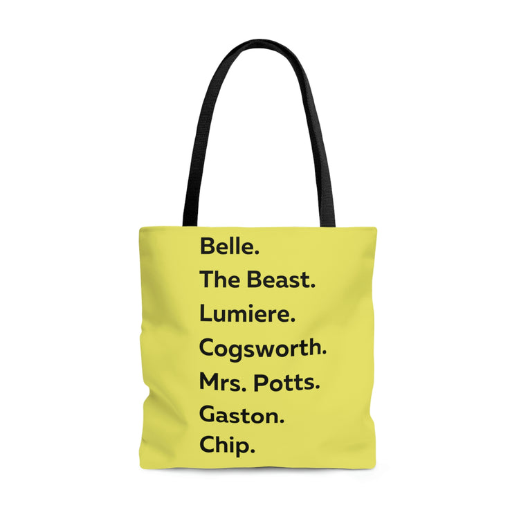 Beauty and the Beast Tote Bag - Fandom-Made