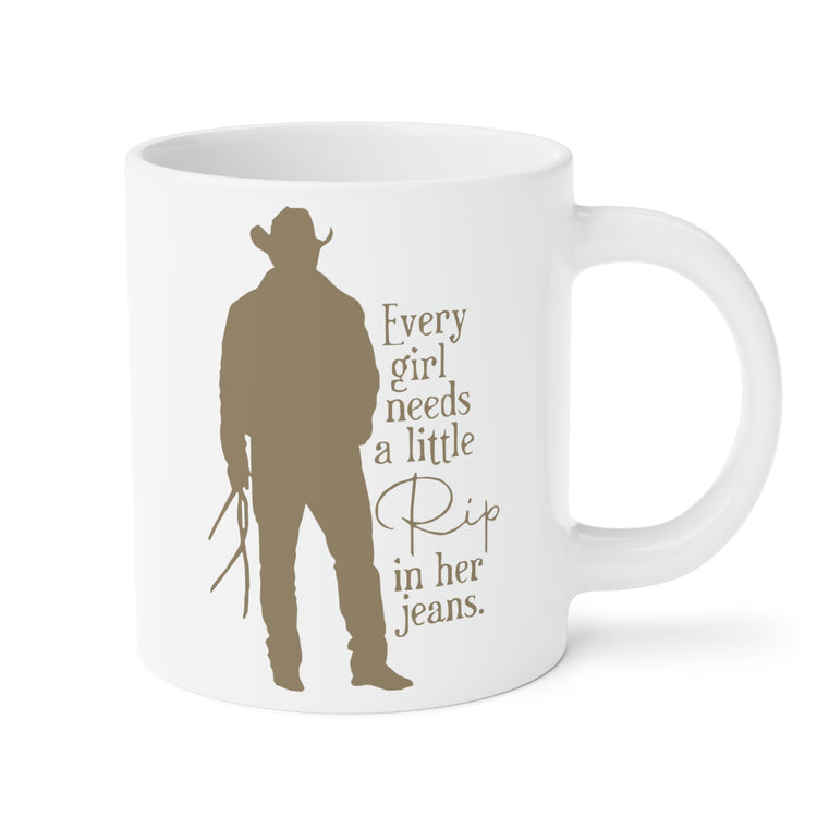 Every Girl Needs a Rip In Her Jeans Mug - Fandom-Made