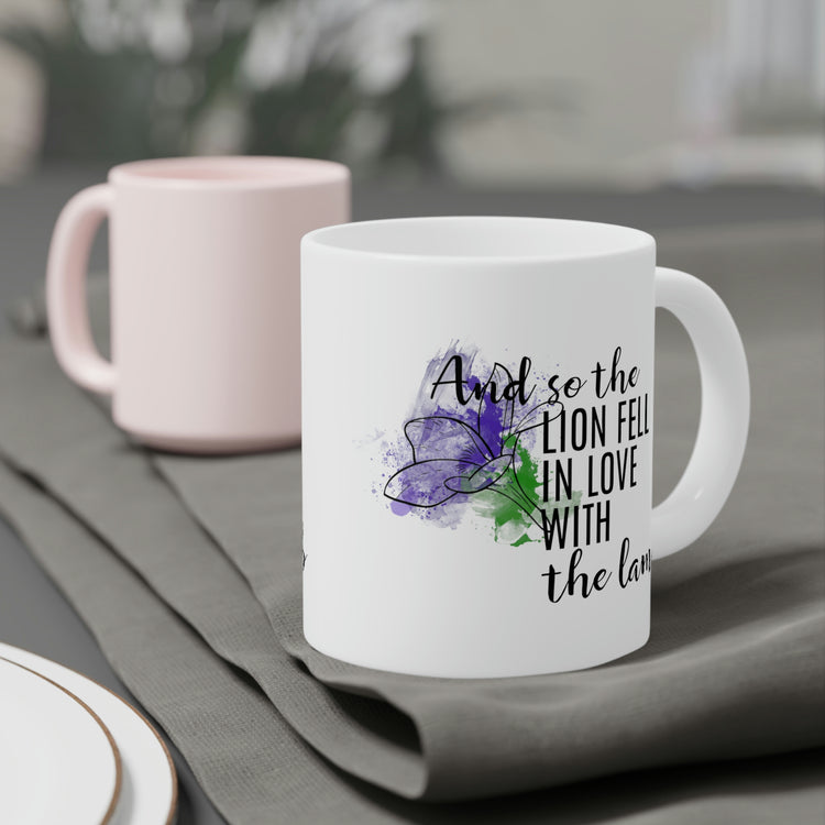 Lion and Lamb Mugs - Fandom-Made