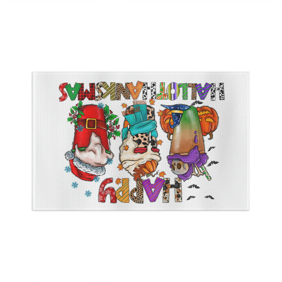 Happy HalloThanksMas Tea Towel - Fandom-Made