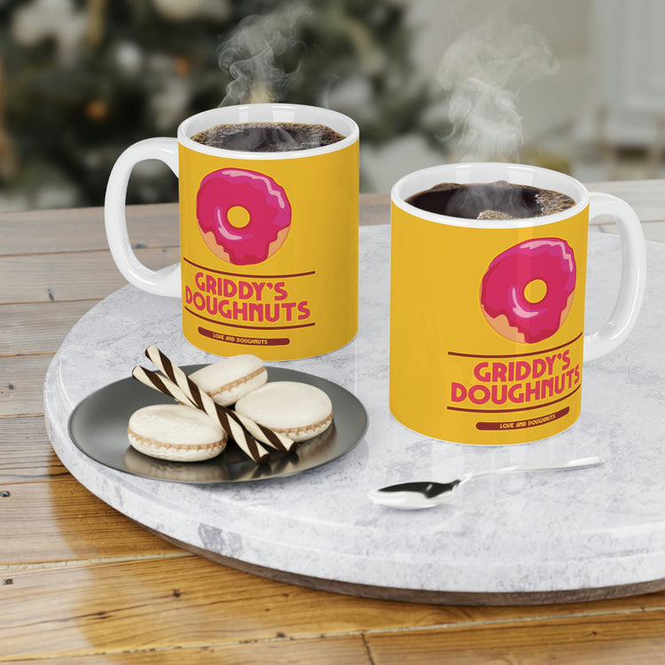 Griddy's Doughnuts Mugs - Fandom-Made