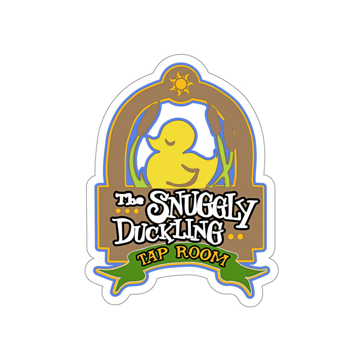 Snuggly Duckling Die-Cut Sticker - Fandom-Made