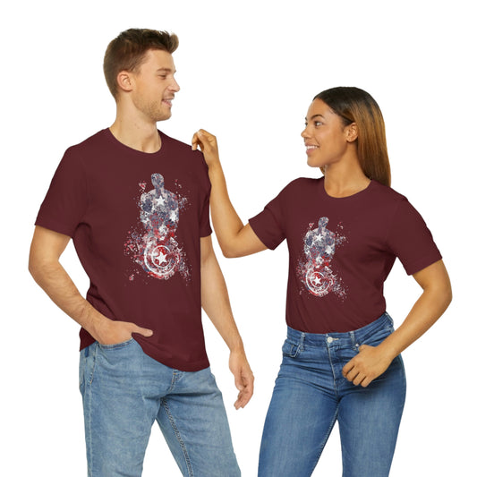 Captain America Unisex Jersey Short Sleeve Tee - Fandom-Made