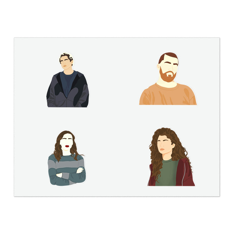 Euphoria Sticker Sheets (set 1) - Fandom-Made