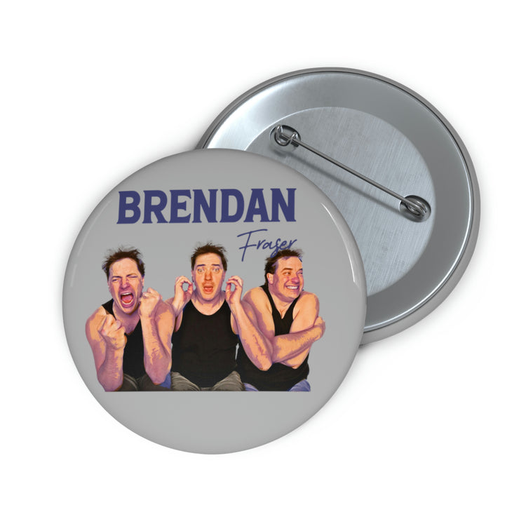 The Faces of Brendan Fraser Button - Fandom-Made