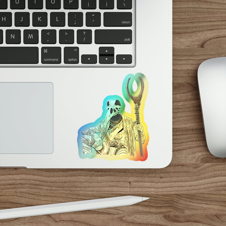 Khonshu Holographic Die-cut Stickers - Fandom-Made