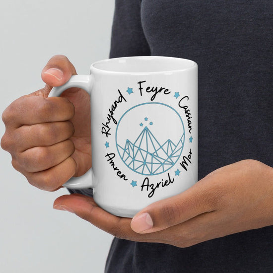 A Court of Thorns and Roses mug - Night Court Inner Circle - Fandom-Made