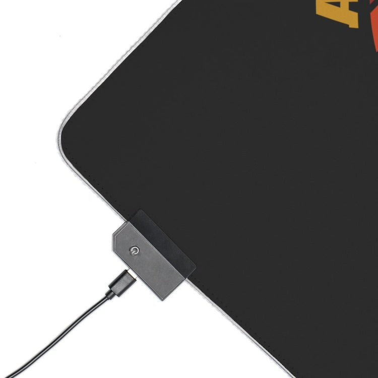 A Day Without Gaming (retro) LED Gaming Mouse Pad - Fandom-Made