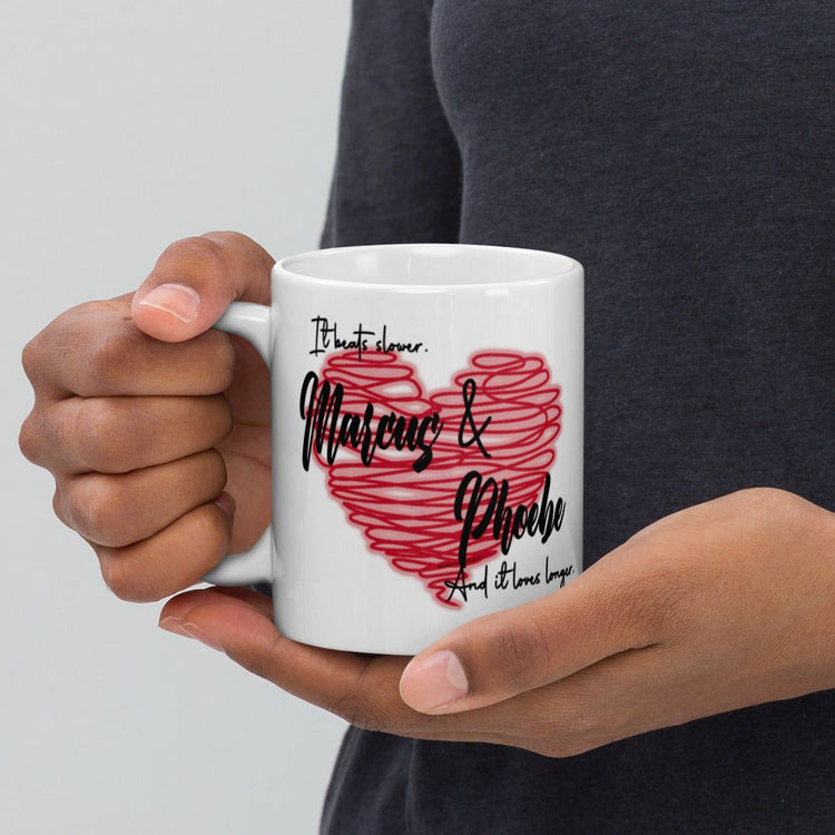 A Discovery of Witches Inspired White glossy mug - Marcus & Phoebe - Fandom-Made