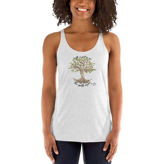 A Discovery of Witches Inspired Women's Racerback Tank - Diana Bishop Tree (quote) - Fandom-Made