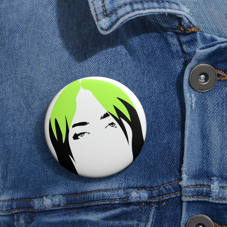 Billie Eilish Pin Buttons - Fandom-Made