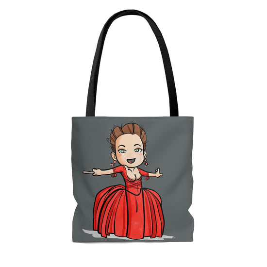 Claire Fraser Red Dress Tote Bag - Fandom-Made