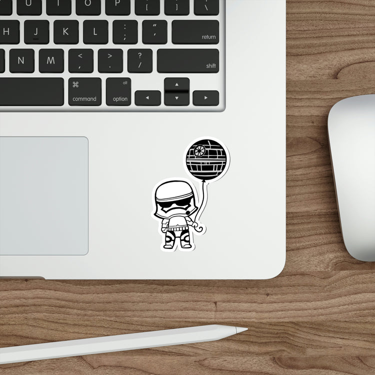 Storm Trooper Balloon Die-Cut Sticker - Fandom-Made