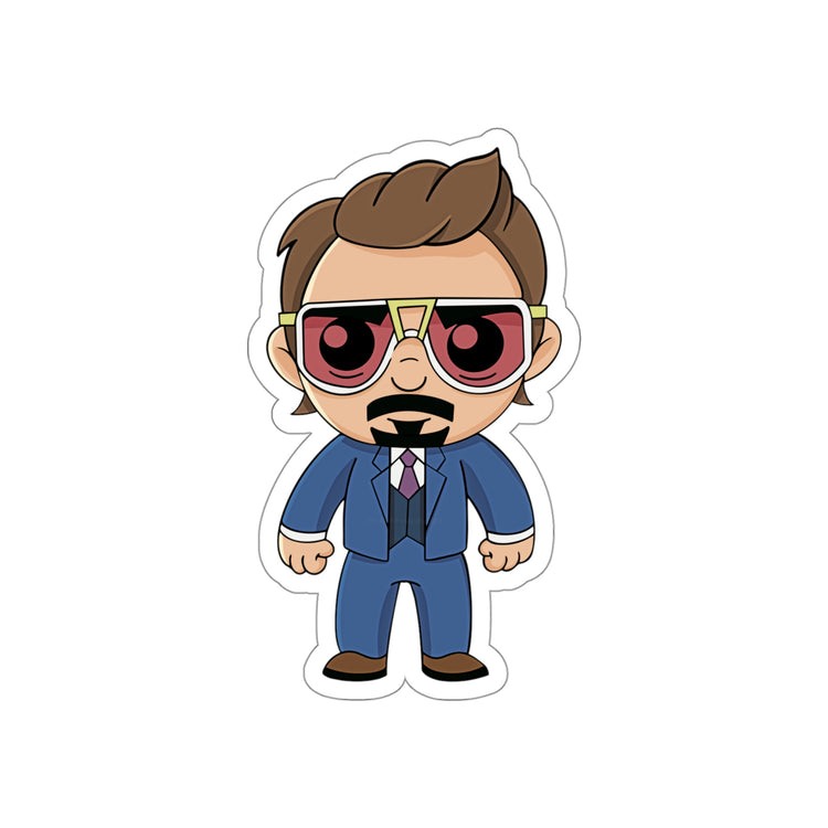 Tony Stark Die-Cut Sticker - Fandom-Made
