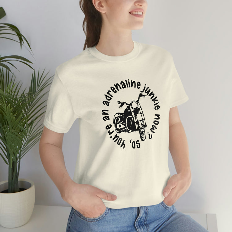 Adrenaline Junkie Short Sleeve Tee - Fandom-Made