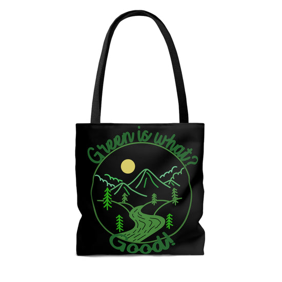 Green is Good Tote Bag - Fandom-Made