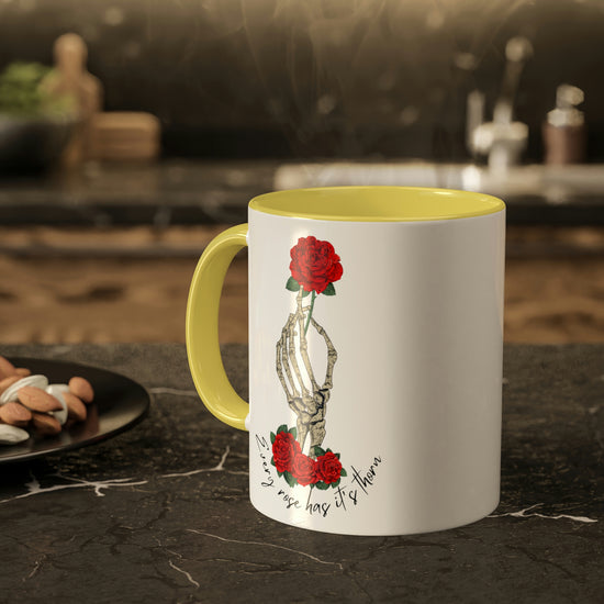 Every Rose, Has It's Thorn Colorful Mug - Fandom-Made