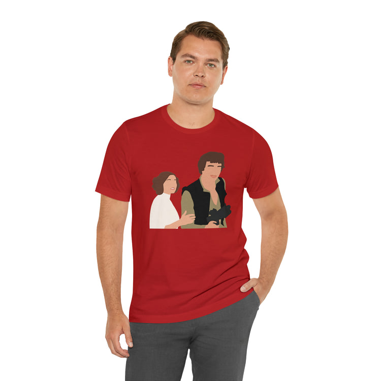 Princess Leia, Han Solo Tee - Fandom-Made
