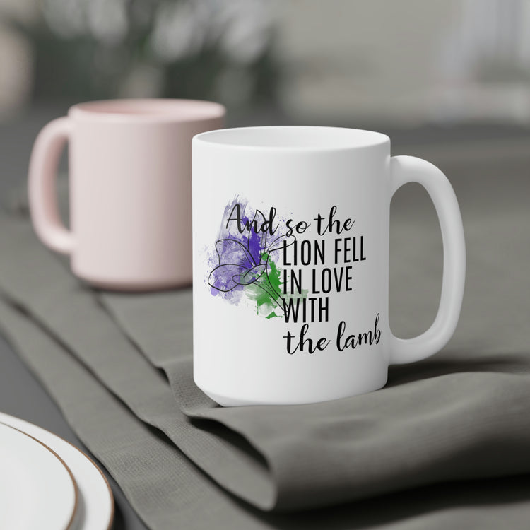 Lion and Lamb Mugs - Fandom-Made