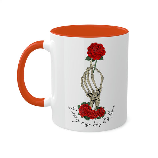 Every Rose, Has It's Thorn Colorful Mug - Fandom-Made