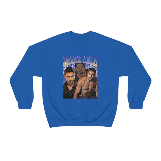 Derek Hale Crewneck Sweatshirt (shirtless collage) - Fandom-Made
