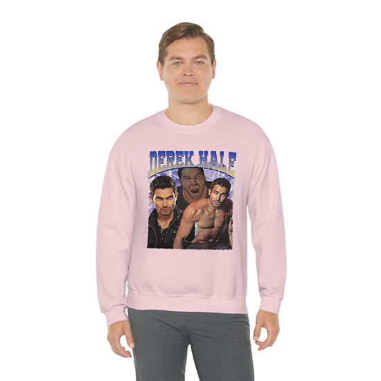 Derek Hale Crewneck Sweatshirt (shirtless collage) - Fandom-Made