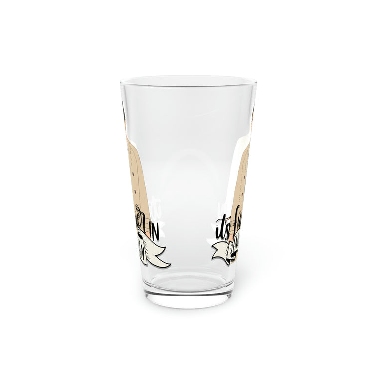 It's Funnier in Enochian Pint Glass - Fandom-Made