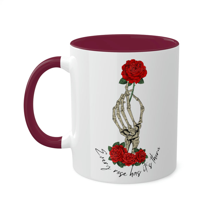 Every Rose, Has It's Thorn Colorful Mug - Fandom-Made