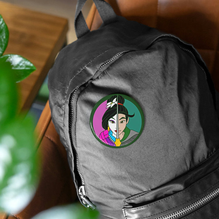 Mulan Faces Pin - Fandom-Made