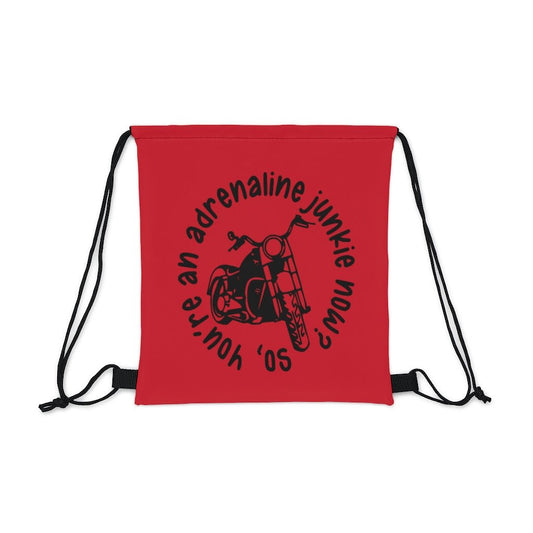 Adrenaline Junkie Drawstring Bag - Fandom-Made