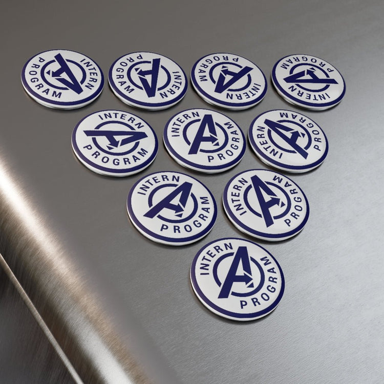 Avenger Intern Program Button Magnet - Fandom-Made