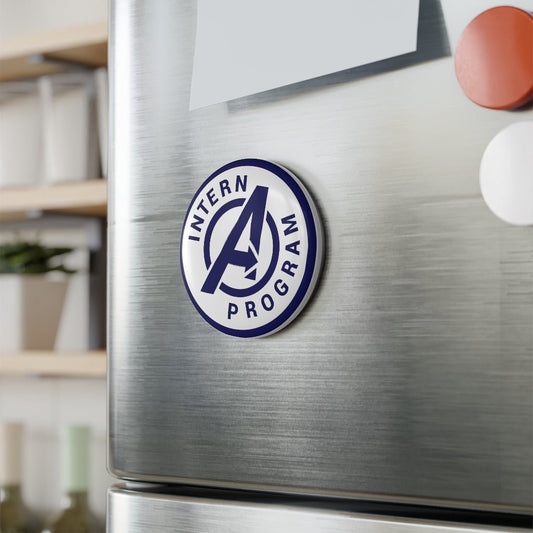 Avenger Intern Program Button Magnet - Fandom-Made