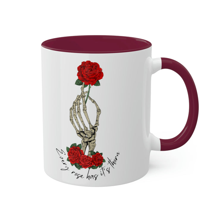 Every Rose, Has It's Thorn Colorful Mug - Fandom-Made