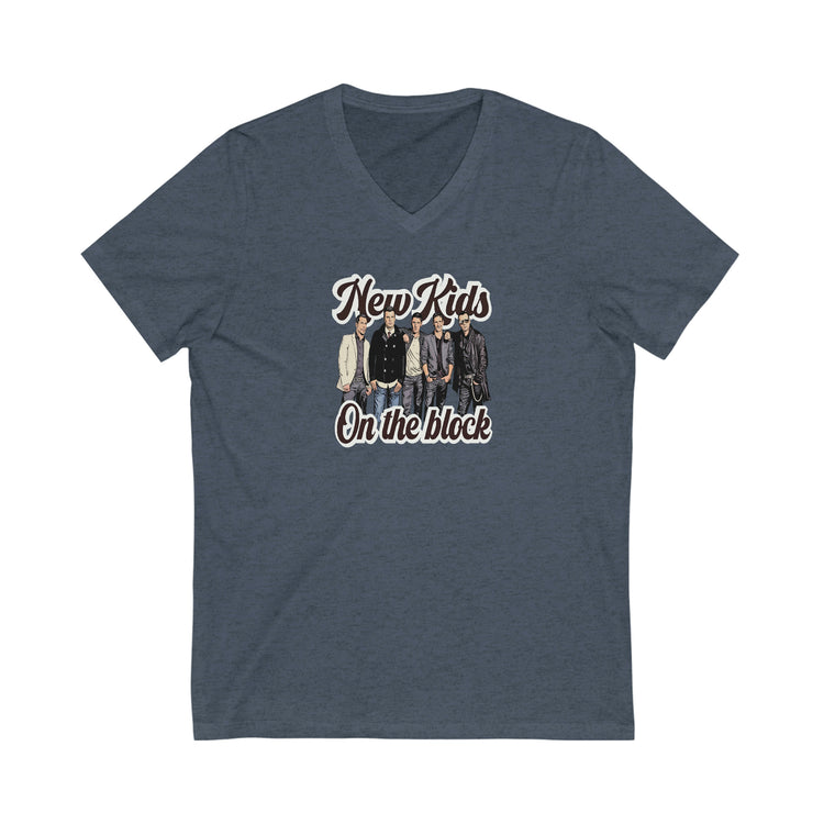 NKOTB Short Sleeve V-Neck Tee (guys) - Fandom-Made