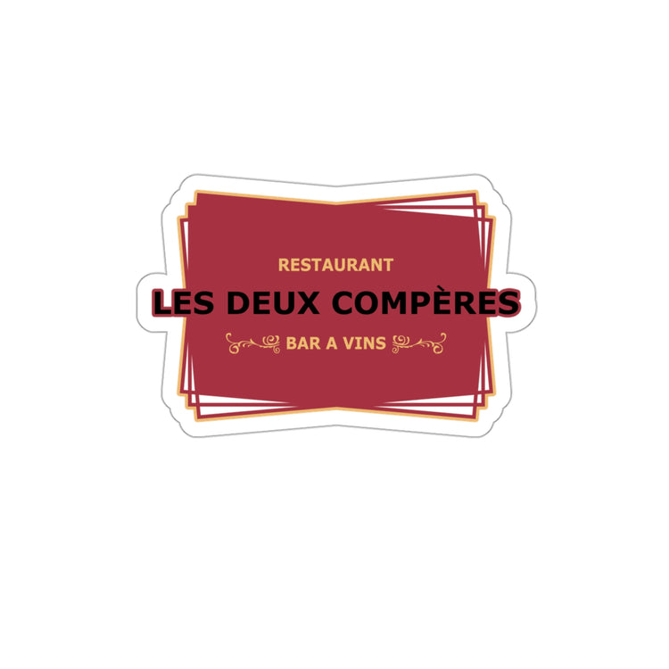 Les Deux Compéres Die-Cut Sticker - Fandom-Made