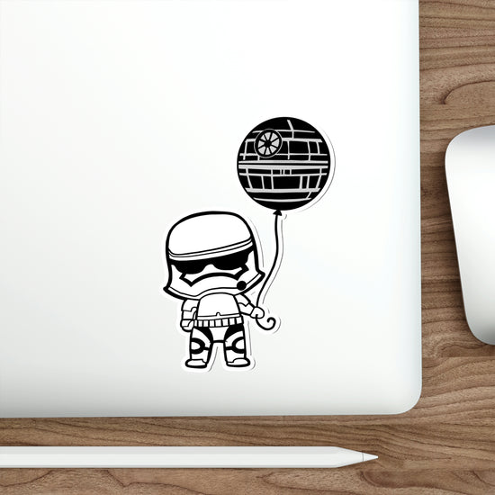Storm Trooper Balloon Die-Cut Sticker - Fandom-Made
