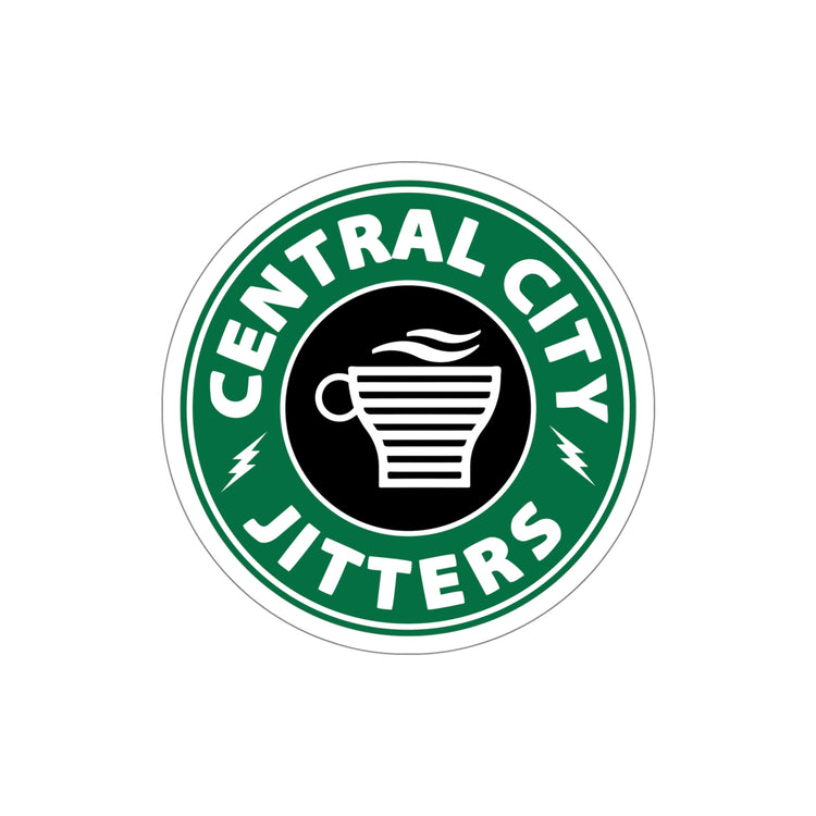 Central City Jitter Die-Cut Sticker - Fandom-Made