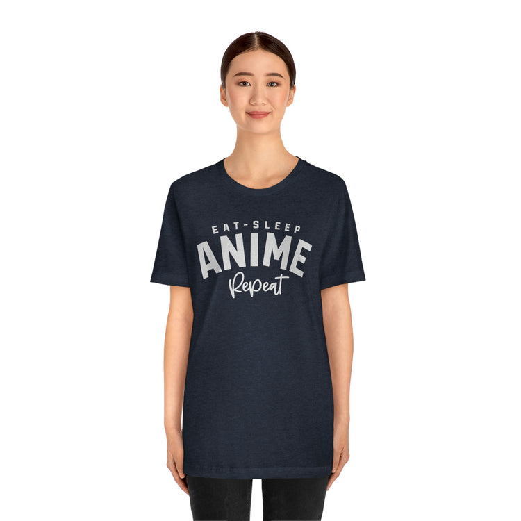 Eat, Sleep, Anime, Repeat T-Shirt - Fandom-Made