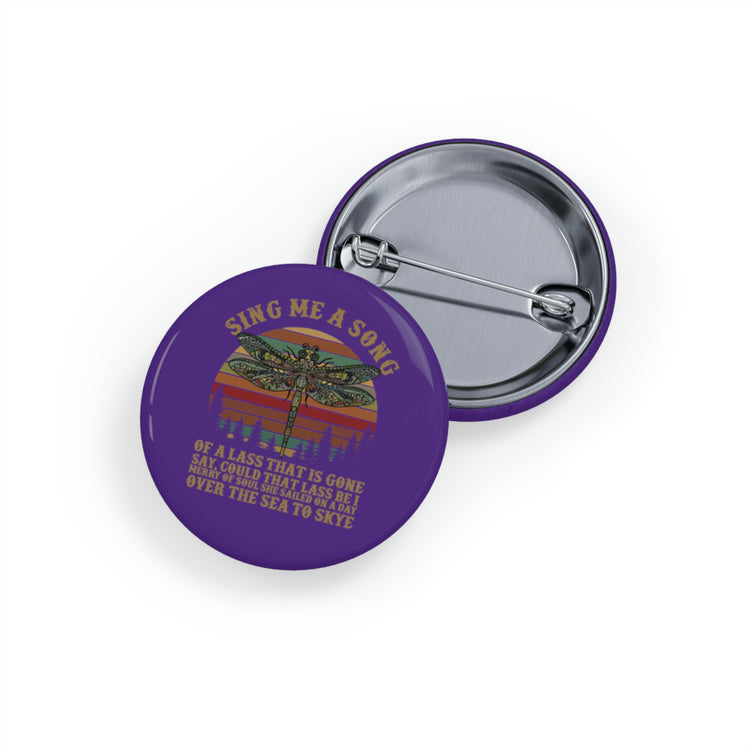 Skye Song Lyrics Retro Pin - Fandom-Made
