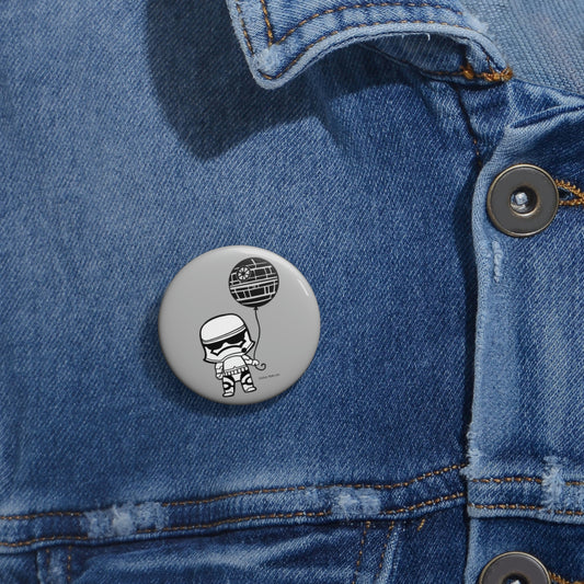 Storm Trooper Balloon Pin - Fandom-Made