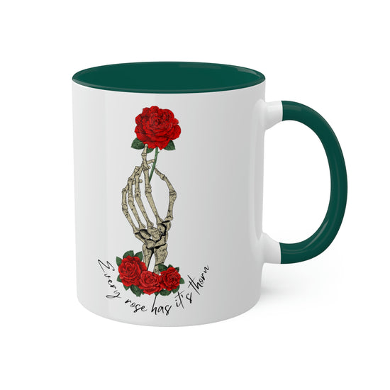 Every Rose, Has It's Thorn Colorful Mug - Fandom-Made