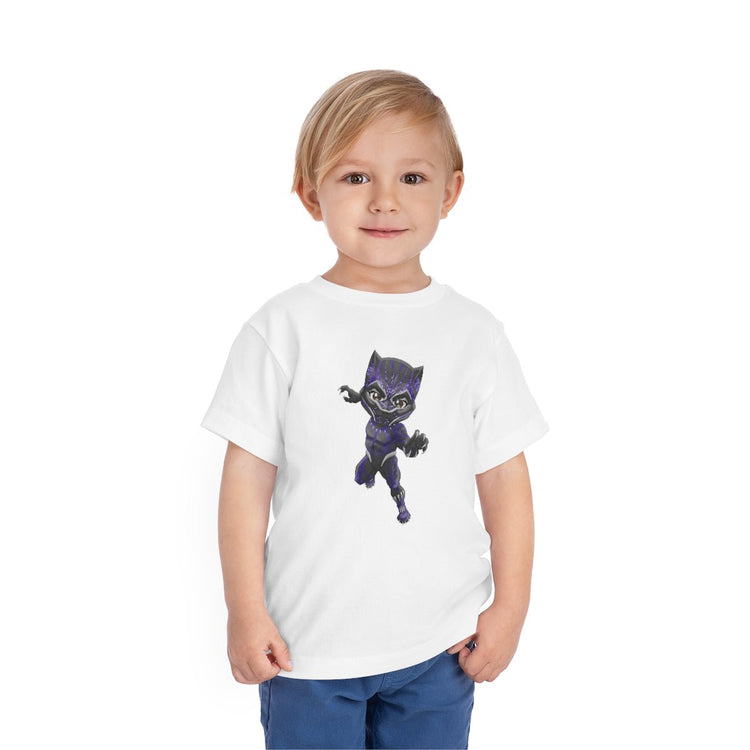 Black Panther Toddler Short Sleeve Tee - Fandom-Made