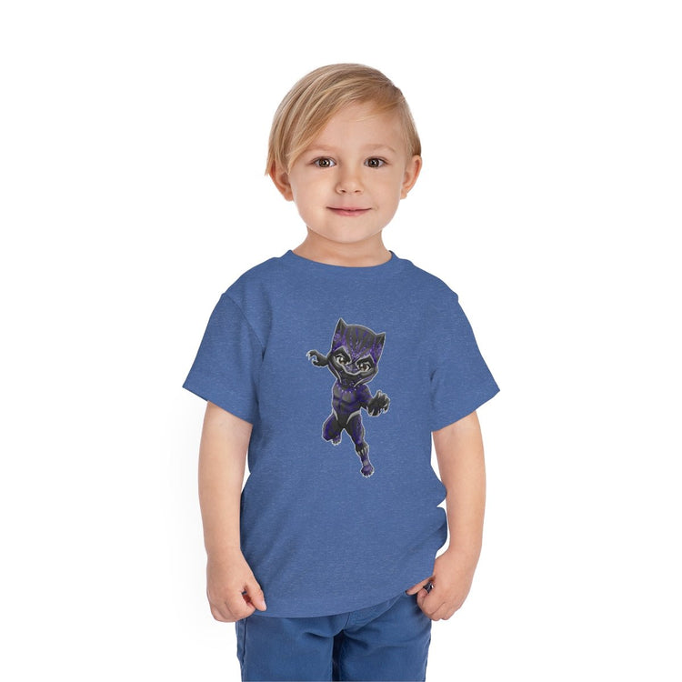 Black Panther Toddler Short Sleeve Tee - Fandom-Made