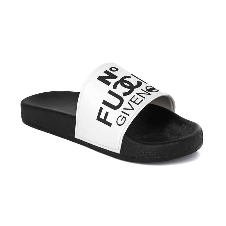 Bougie Women's Slide Sandals - No Fuccks Given - Fandom-Made